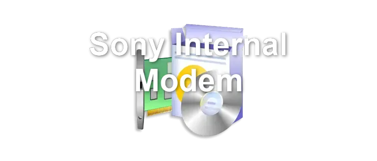Sony Internal Modem