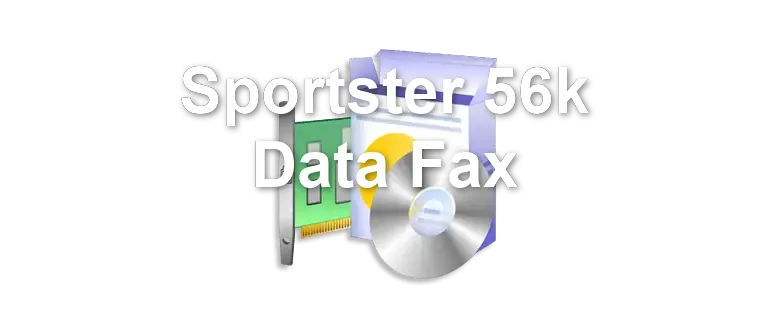 Sportster 56k Data Fax
