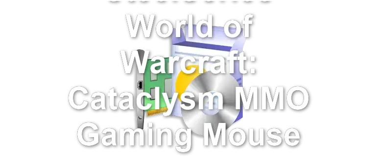 SteelSeries World of Warcraft: Cataclysm MMO Gaming Mouse