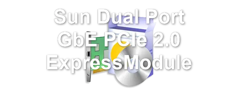 Sun Dual Port GbE PCIe 2.0 ExpressModule