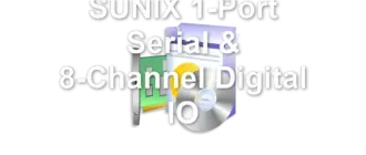 SUNIX 1-Port Serial & 8-Channel Digital IO