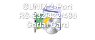 SUNIX 2-Port RS-232/422/485 Serial Card