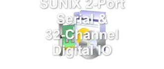 SUNIX 2-Port Serial & 32-Channel Digital IO