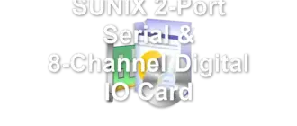 SUNIX 2-Port Serial & 8-Channel Digital IO Card