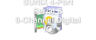 SUNIX 4-Port Serial & 8-Channel Digital IO