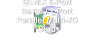 SUNIX 5-Port Serial / 2-Port Parallel Multi-I/O Card