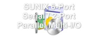 SUNIX 6-Port Serial / 2-Port Parallel Multi-I/O