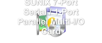 SUNIX 7-Port Serial / 1-Port Parallel Multi-I/O Card