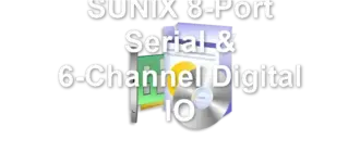 SUNIX 8-Port Serial & 6-Channel Digital IO