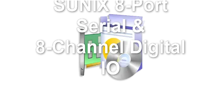 SUNIX 8-Port Serial & 8-Channel Digital IO