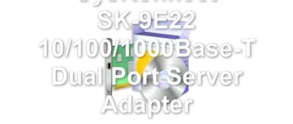 SysKonnect SK-9E22 10/100/1000Base-T Dual Port Server Adapter