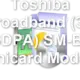 Toshiba Broadband (3G HSDPA) SM-Bus Minicard Modem