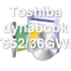 Toshiba dynabook T552/36GWS