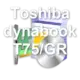 Toshiba dynabook T75/GR