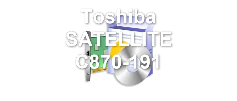 Toshiba SATELLITE C870-191