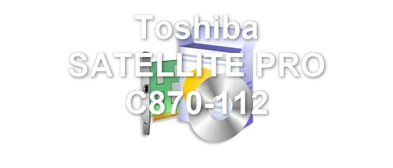 Toshiba SATELLITE PRO C870-112