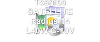 Toshiba SATELLITE Radius 14 L40W-C-10V