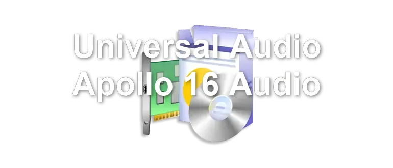 Universal Audio Apollo 16 Audio