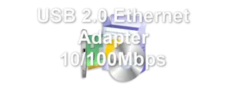 USB 2.0 Ethernet Adapter 10/100Mbps