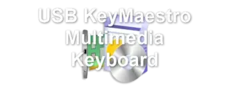 USB KeyMaestro Multimedia Keyboard