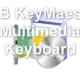 USB KeyMaestro Multimedia Keyboard