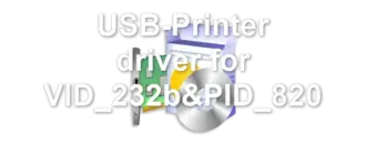 USB-Printer driver for VID_232b&PID_820