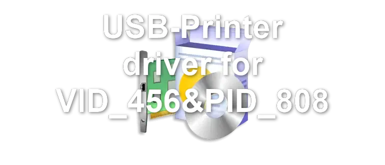 USB-Printer driver for VID_456&PID_808