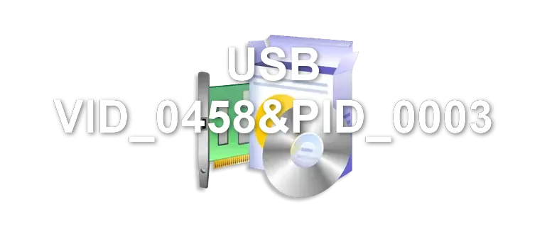 USB VID_0458&PID_0003