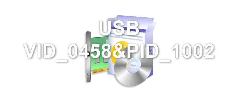 USB VID_0458&PID_1002