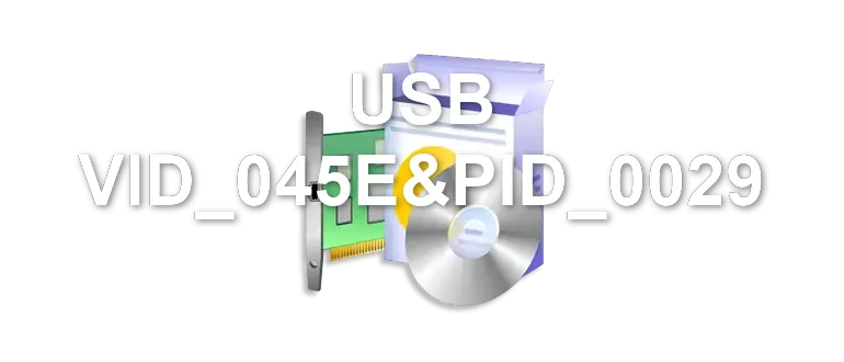USB VID_045E&PID_0029