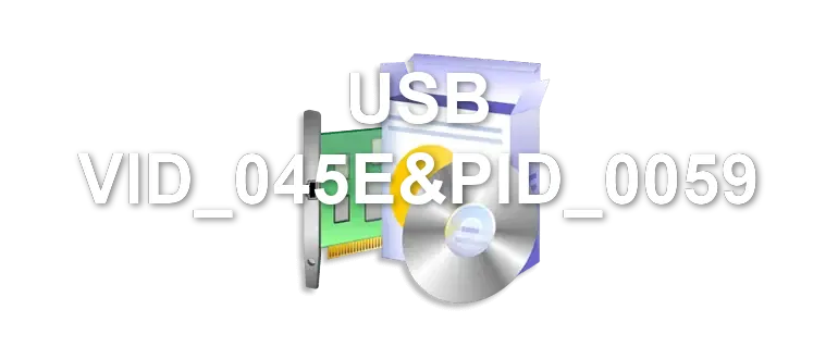 USB VID_045E&PID_0059