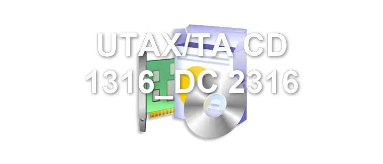 UTAX/TA CD 1316_DC 2316