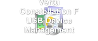 Vertu Constellation F USB Device Management