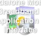 Vodafone Mobile Broadband - Application 2 Interface