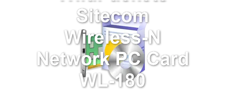 WildPackets Sitecom Wireless-N Network PC Card WL-180