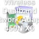 Wireless Dualband Network Adapter 450N X6
