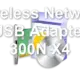 Wireless Network USB Adapter 300N X4