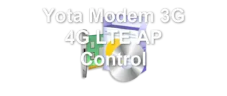 Yota Modem 3G 4G LTE AP Control